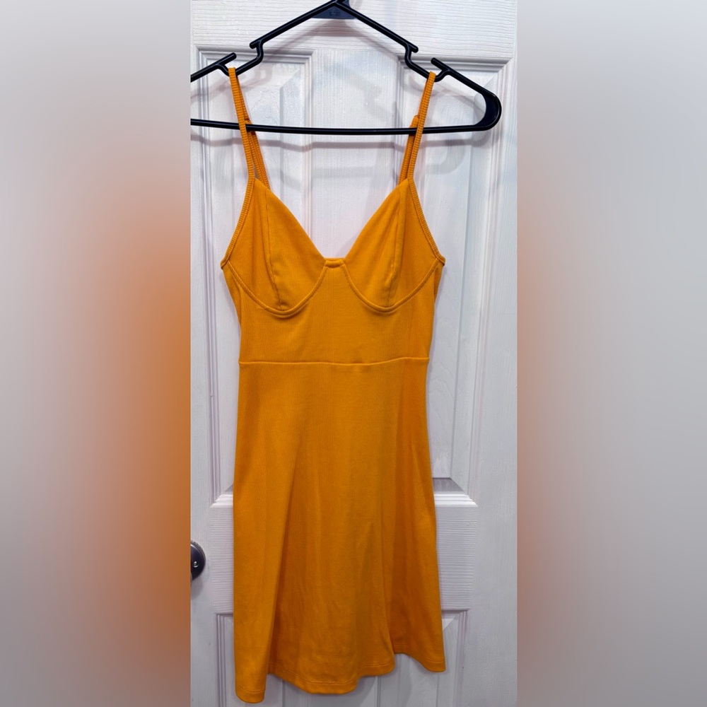 Wild Fable Orange Midi Dress